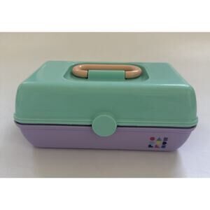 Caboodles Cosmetic Makeup Case 9" x 6" Carrying Handle